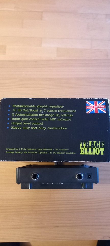 Pedal Trace Elliot SM 7 EQ gráfico de 7 bandas