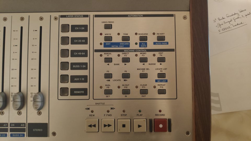 Mesa de Mezclas Digital Tascam DM 4800 de segunda mano · Foto 2 de 5 · Madrid · 1000 €