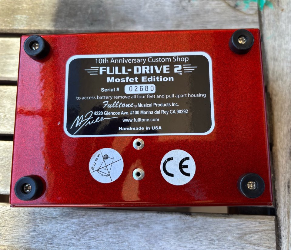 Fulltone Full-Drive 2 10th Anniversary MOSFET