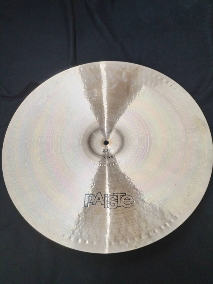 22" Paiste ride 2002 del 77 IMPECABLE de segunda mano · Foto 2 de 5 · Barcelona · 349 €