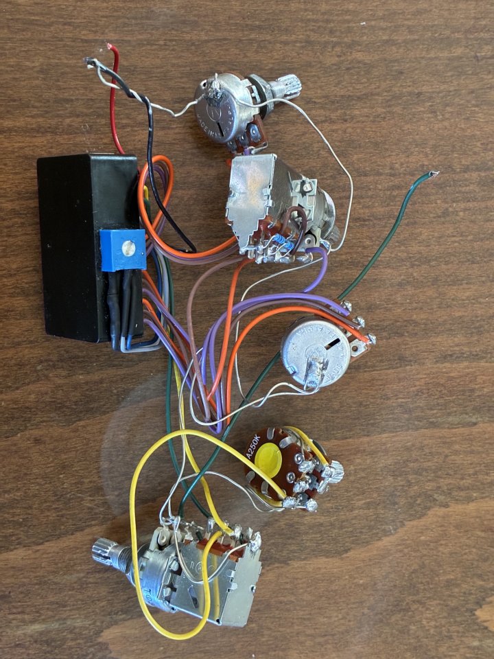 Bartolini NTMB+F preamp 5 poti -  USA