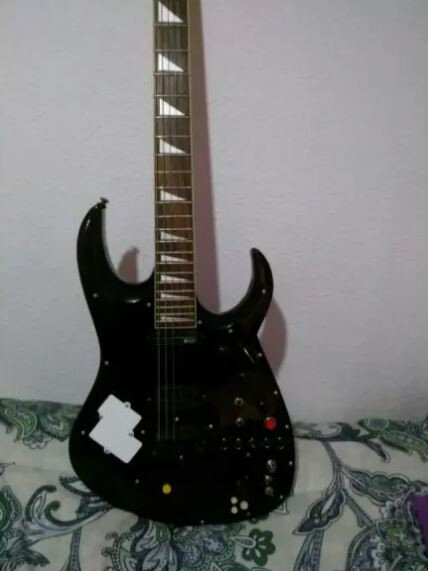 Guitarra kaoss pad, fuzz factory matt bellamy muse