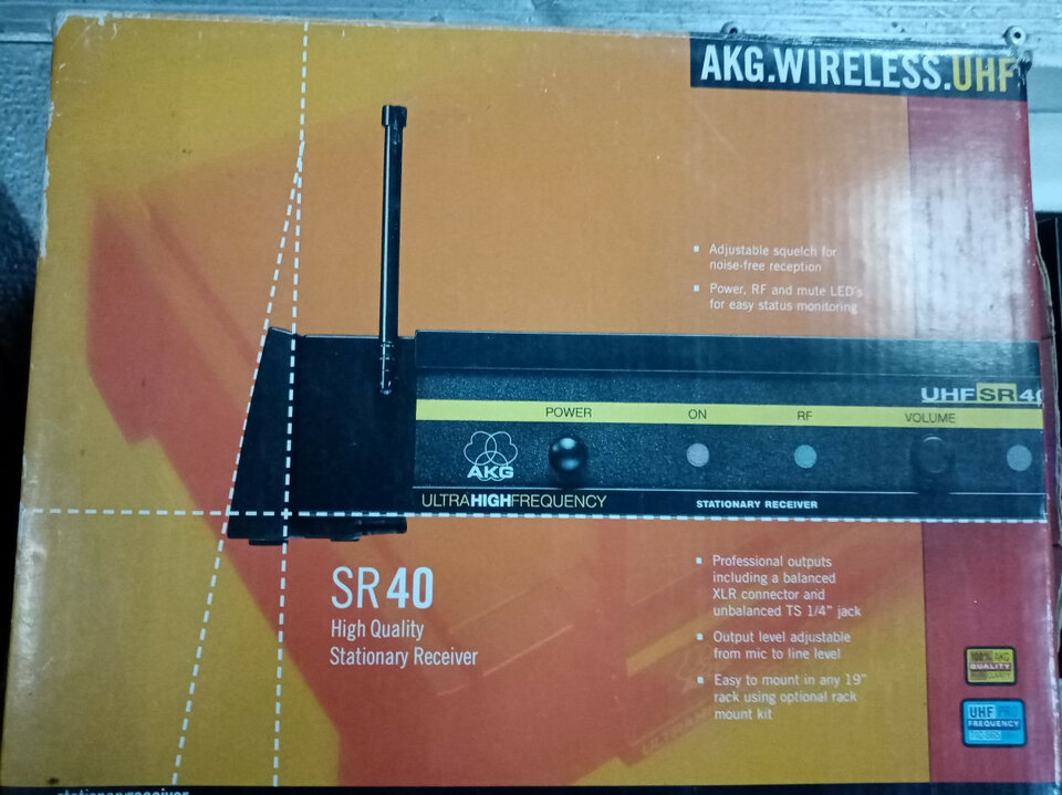 Inalambrico Guitarra AKG- WMS-40 , UHF de segunda mano · Foto 2 de 3 · Ourense · 110 €