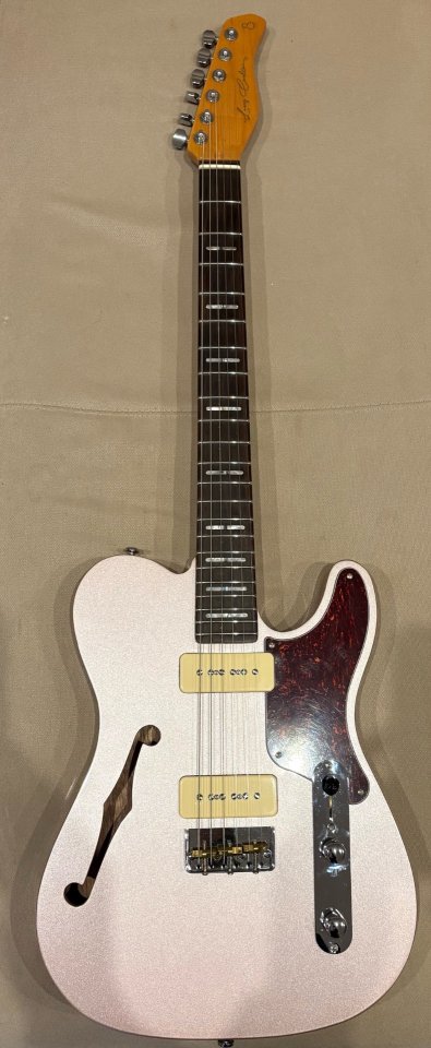 Guitarra Sire M7TM P90 pink, no cambios. Vendo para financiar nuevo instrumento.