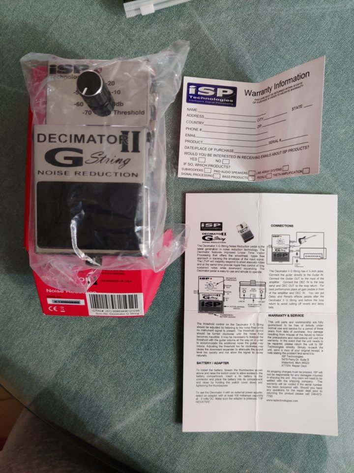 ISP Decimator G-String II (Como nuevo/mint)