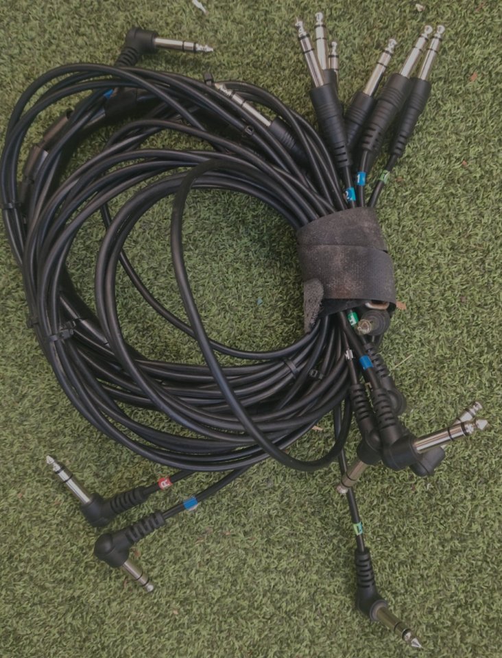 cables para batería electrónica Roland.