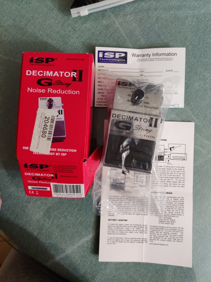 ISP Decimator G-String II (Como nuevo/mint)