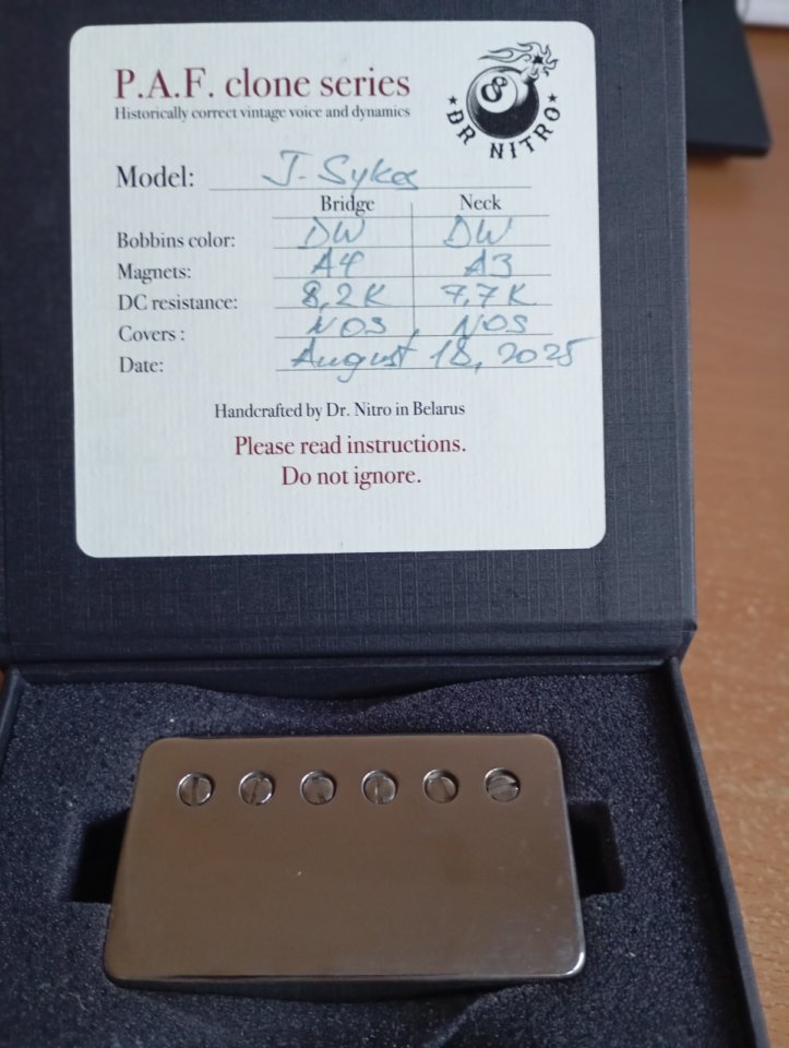 Pastillas John Sykes 59 PAF signature (a estrenar) de segunda mano · Foto 5 de 5 · Pontevedra · 250 €