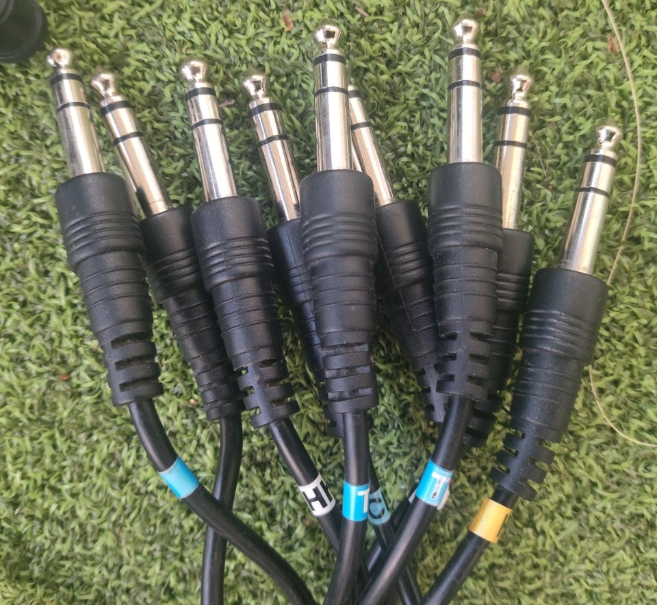 cables para batería electrónica Roland.