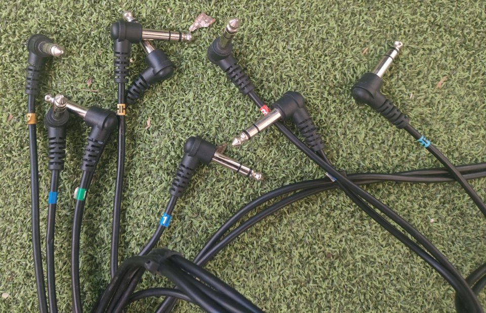 cables para batería electrónica Roland.