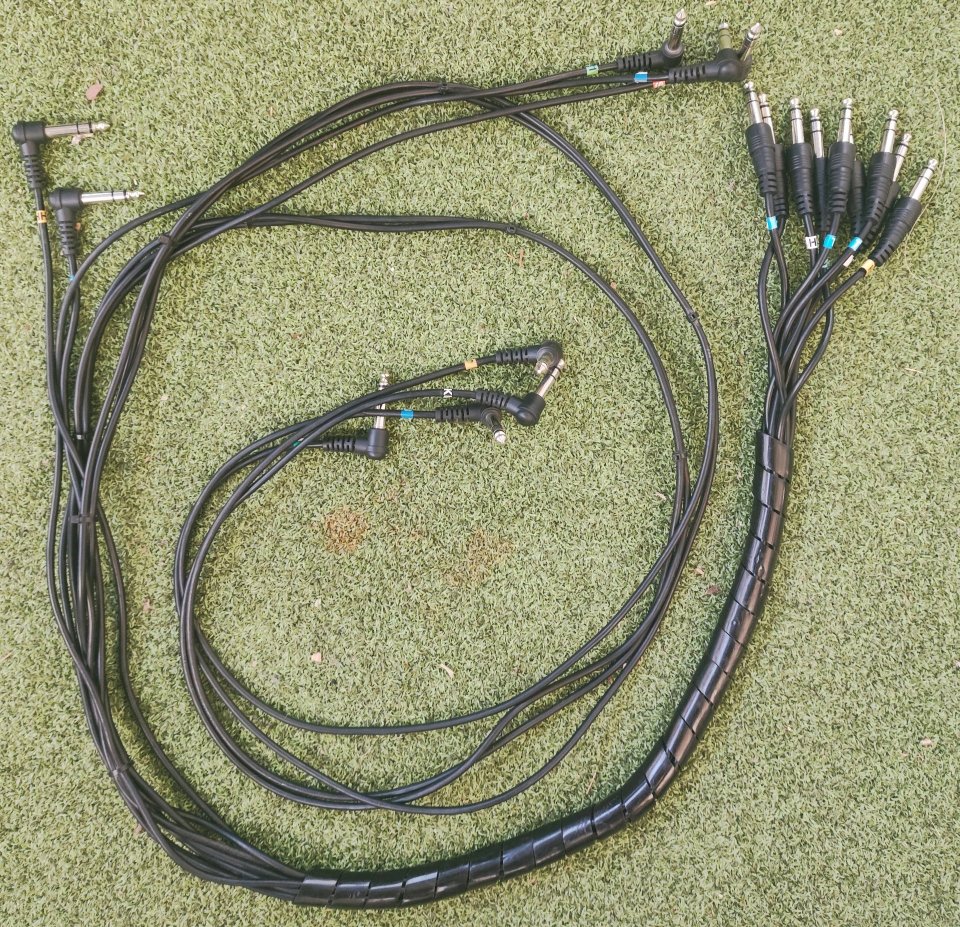 cables para batería electrónica Roland.