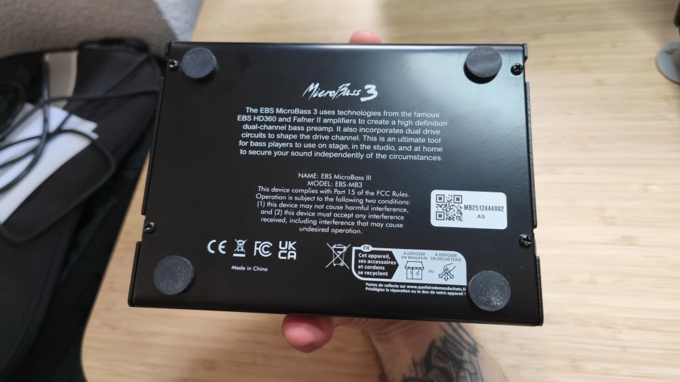 EBS MicroBass 3 - Preamplificador de bajo de segunda mano · Foto 6 de 6 · Alicante · 290 €