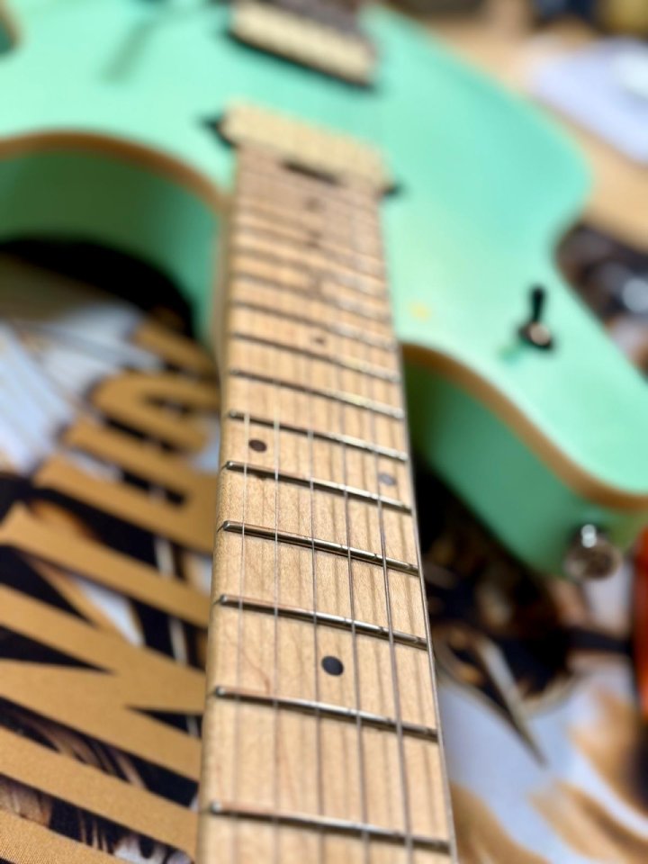 EVH Wolfgand special satin surf green impecable