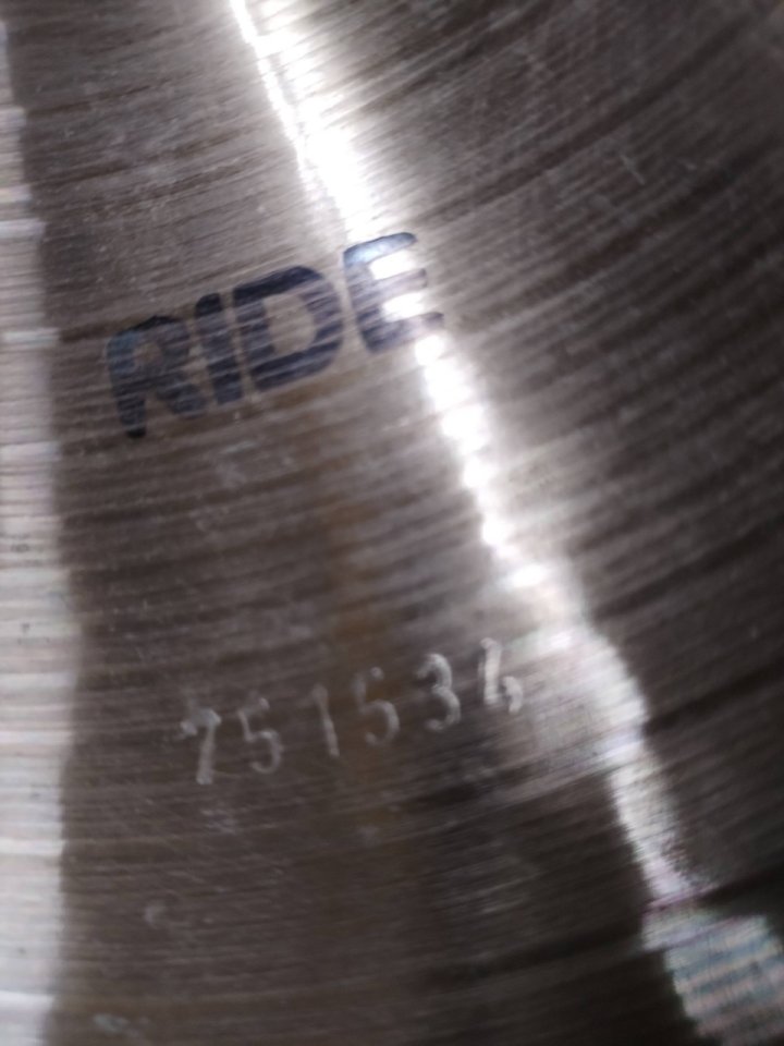 22" Paiste ride 2002 del 77 IMPECABLE de segunda mano · Foto 4 de 5 · Barcelona · 349 €