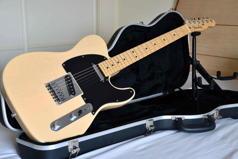 Fender American Ash Telecaster (2003-2008), Honey Blonde. "8502"