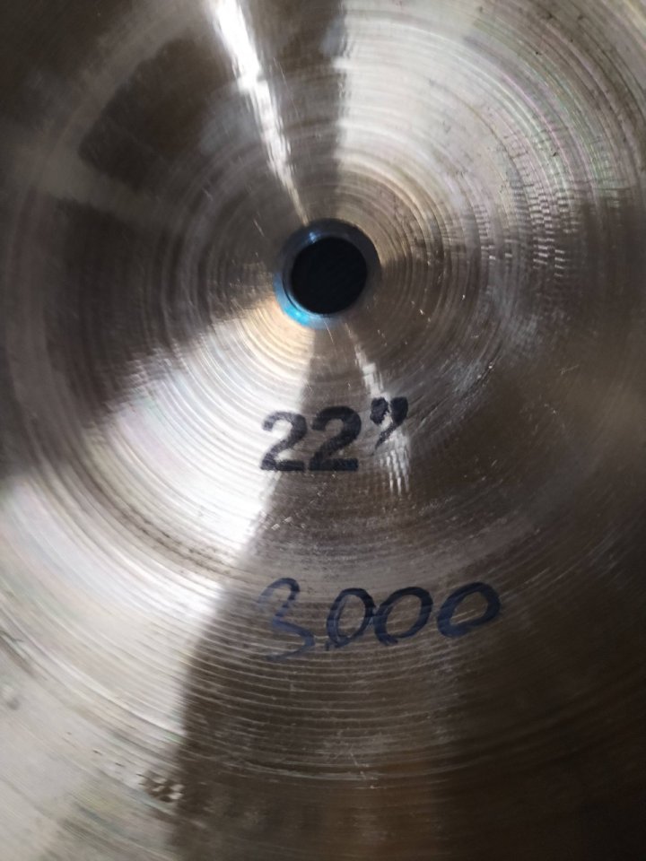 22" Paiste ride 2002 del 77 IMPECABLE de segunda mano · Foto 5 de 5 · Barcelona · 349 €