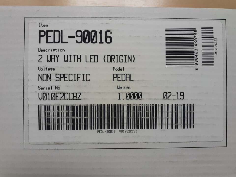 Footswitch Marshall PEDL90016 Switch Origin Amps