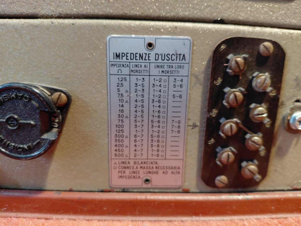 Amplififcador a valvulas geloso g213a años 50 - Para reparar