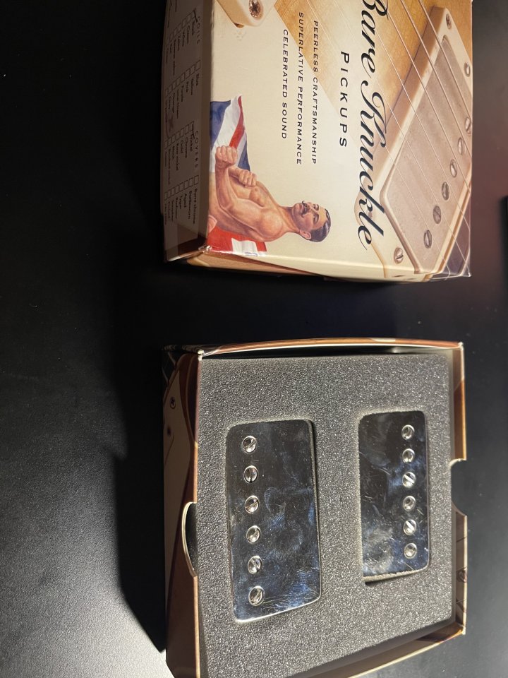 Bare Knuckle The Mule Neck & Bridge Nickel – Set completo – de segunda mano · Foto 1 de 5 · Girona