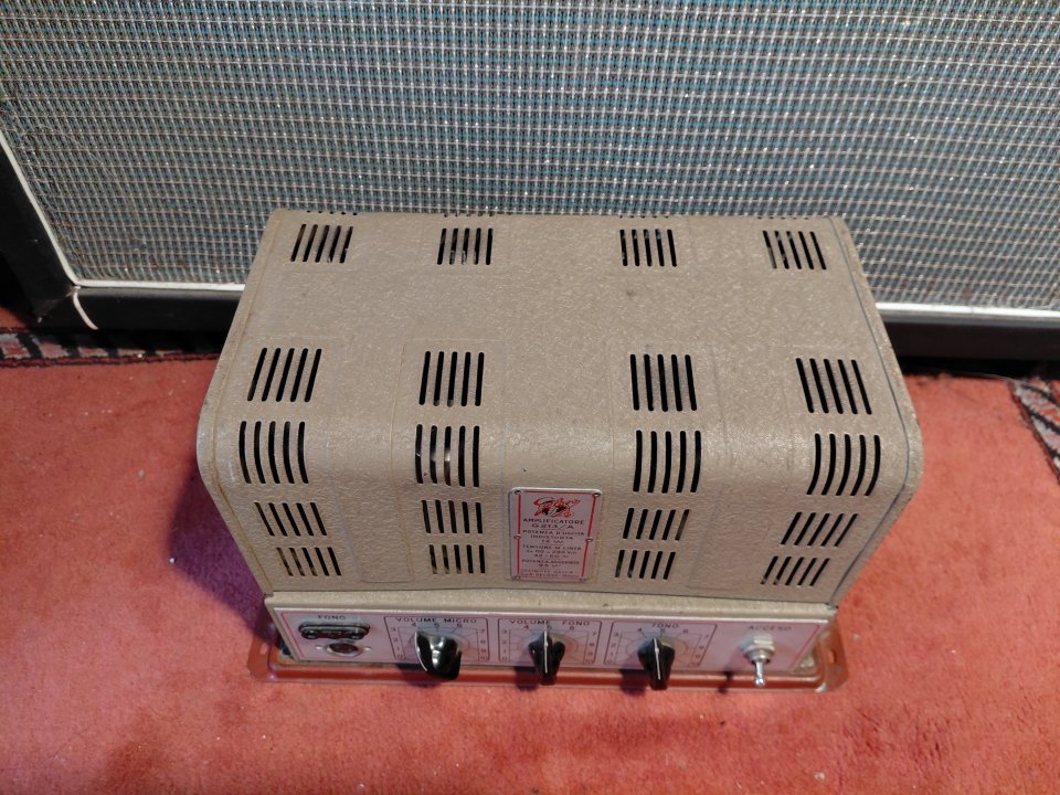 Amplififcador a valvulas geloso g213a años 50 - Para reparar