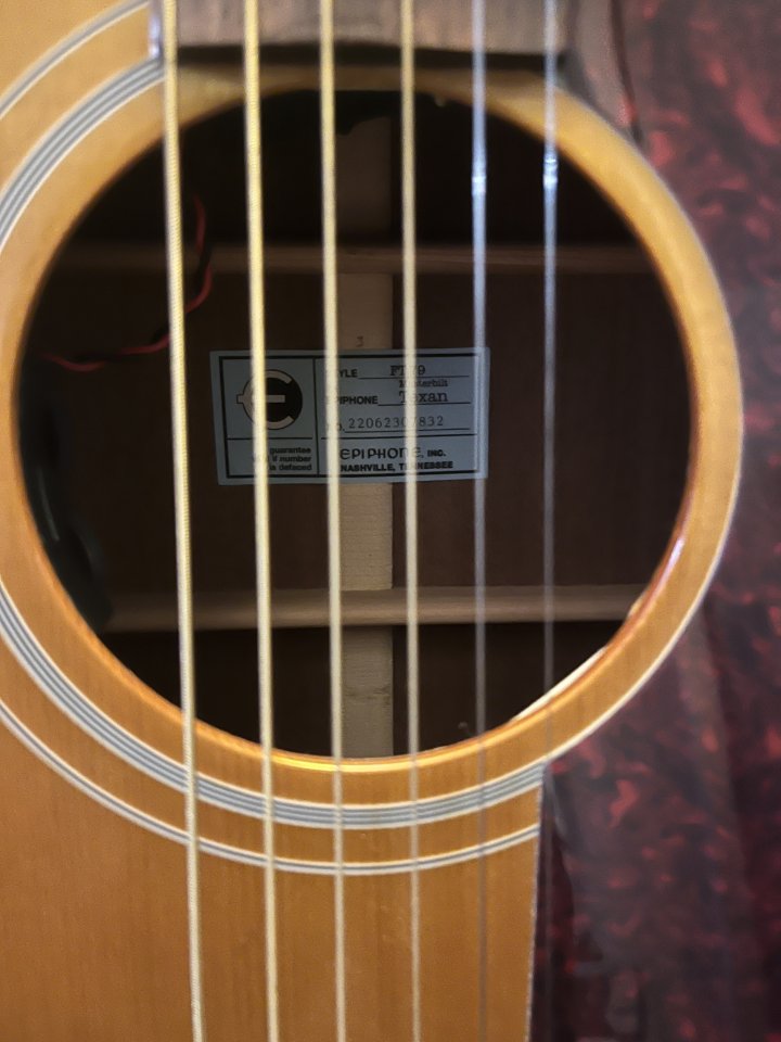 Epiphone Masterbilt Texan FT79