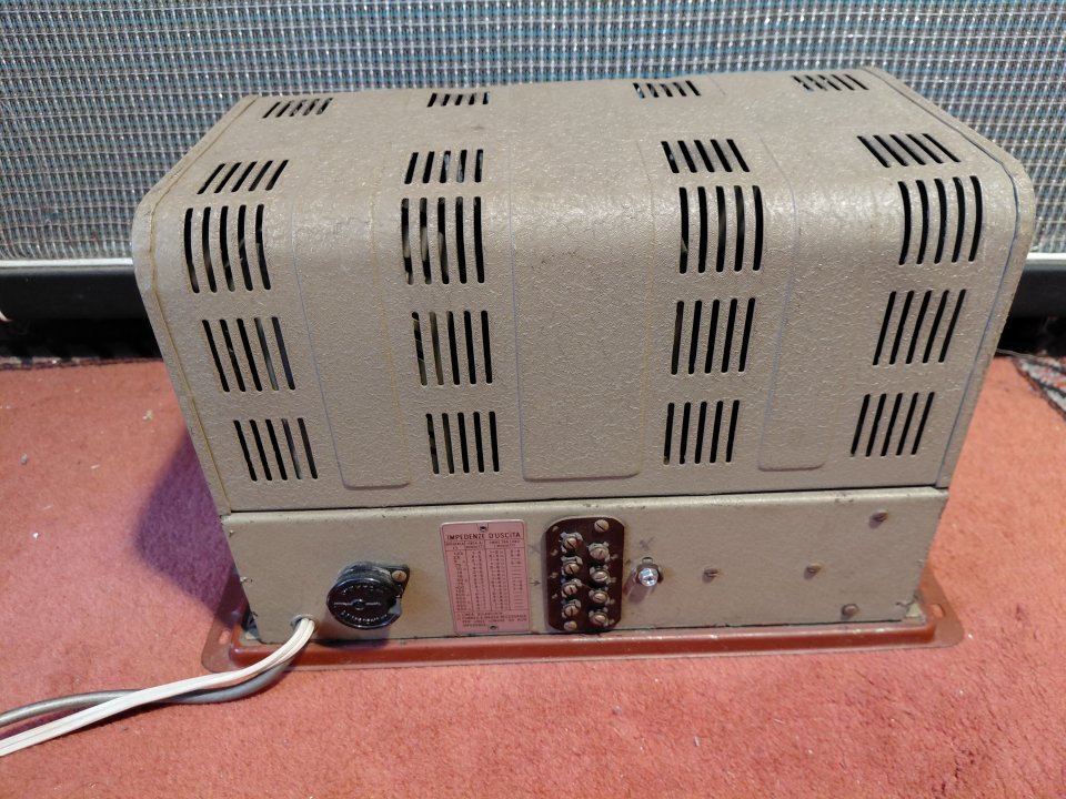 Amplififcador a valvulas geloso g213a años 50 - Para reparar
