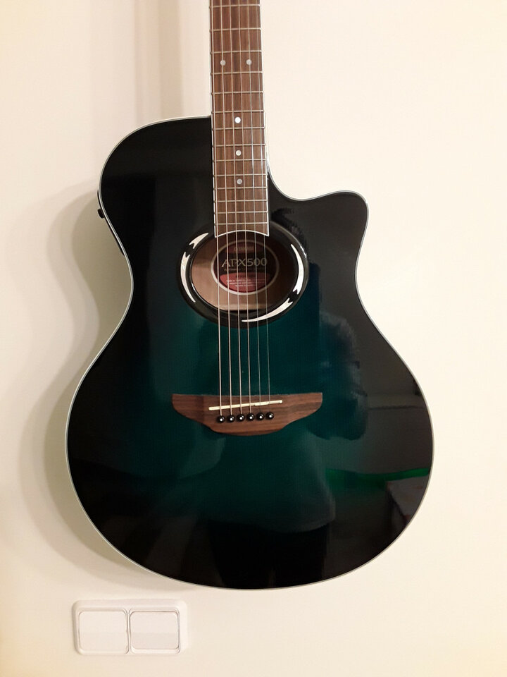 Yamaha apx 500 y ampli fender