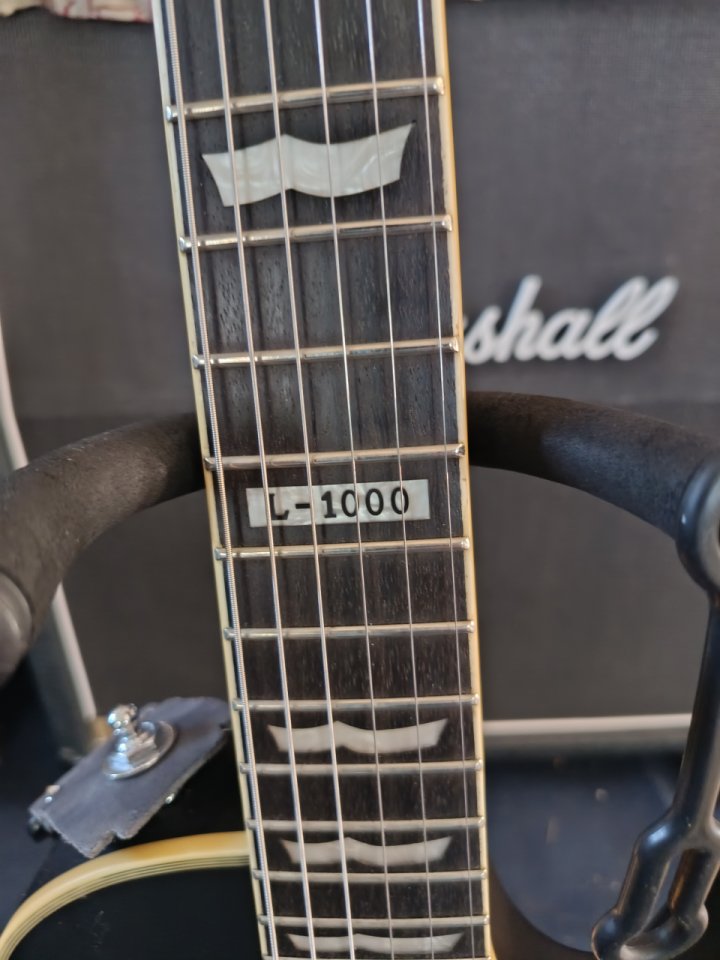 Harley Benton L1000 EMG y vibrato tipo bigsby