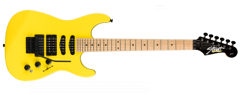 2020 Fender Japan HM Stratocaster "The Strat" Ltd. Edition, Frozen Yellow de segunda mano · Foto 4 de 5 · Madrid · 1250 €