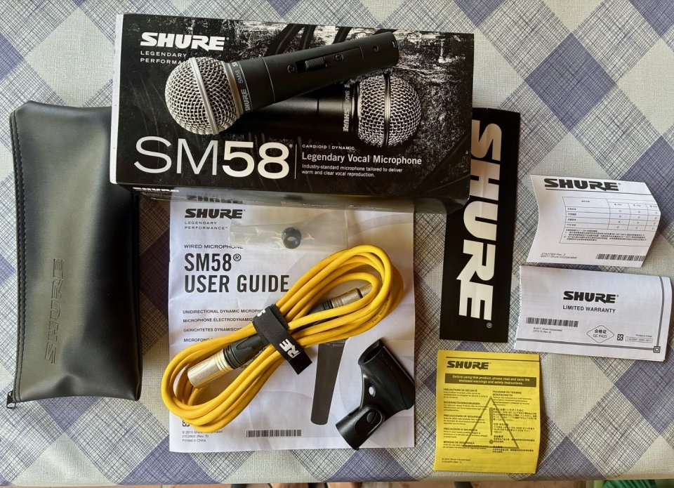 Microfono SHURE SM58 de segunda mano · Foto 1 de 4 · Madrid · 70 €