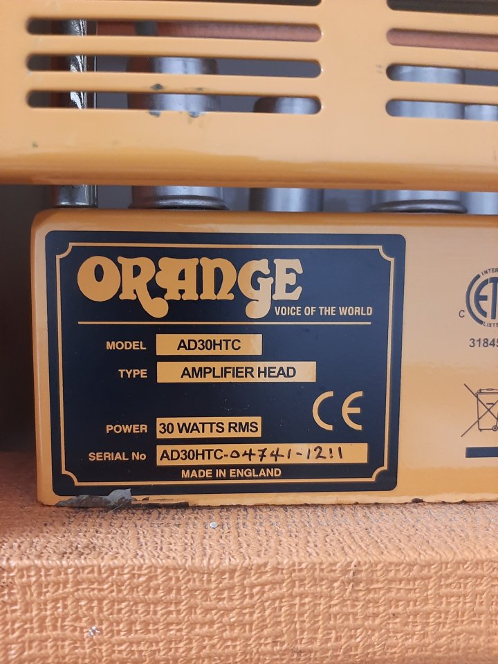 Cabezal amplificador Orange AD30