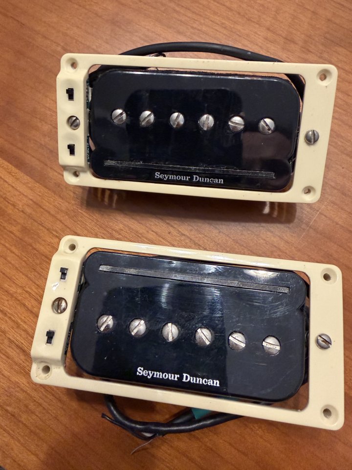 Set Seymour Duncan P-Rails + Triple Shot Rings + Push/Pull