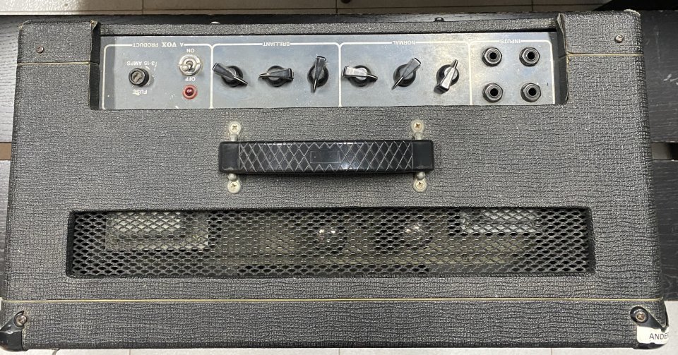 Cabezal Vox AC50 1966 Vintage- 100% Original Guitarra/Bajo de segunda mano · Foto 3 de 5 · Bizkaia · 1290 €