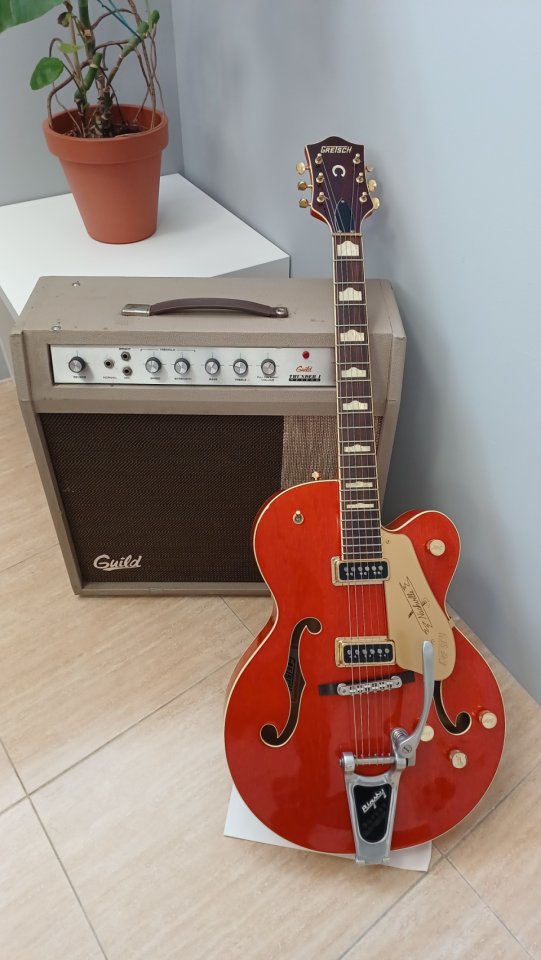 2006 Gretsch G6120DSV Nashville TV-Jones DynaSonic Pickups Western Maple Stain