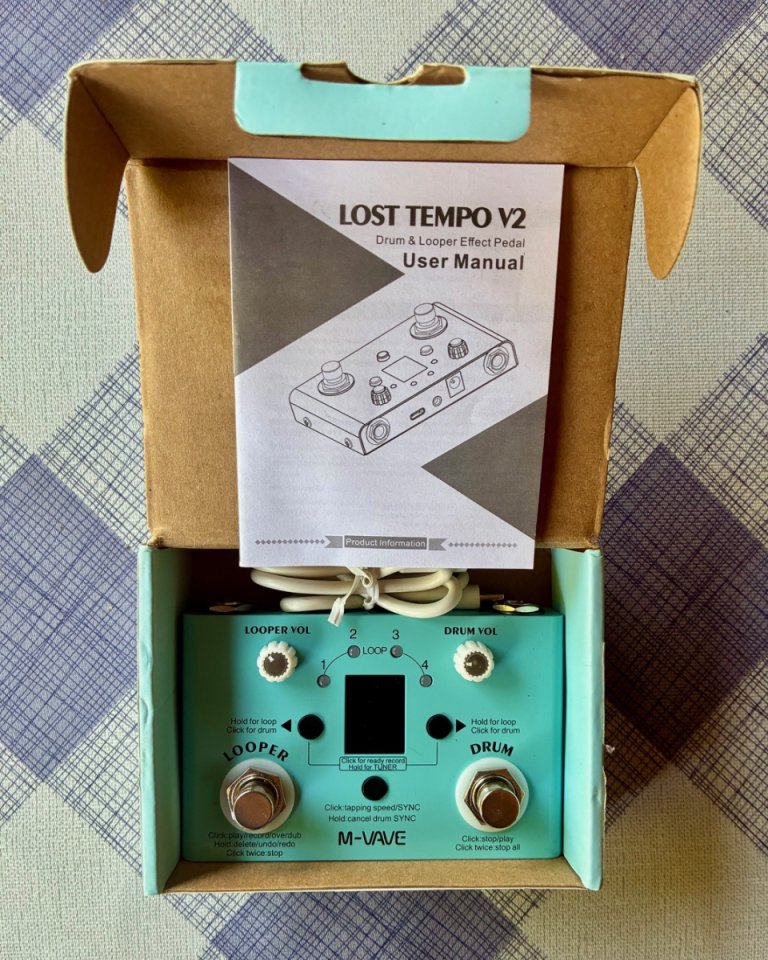 Pedal LOOPER M-WAVE LOST TEMPO V2 de segunda mano · Foto 1 de 3 · Madrid · 40 €