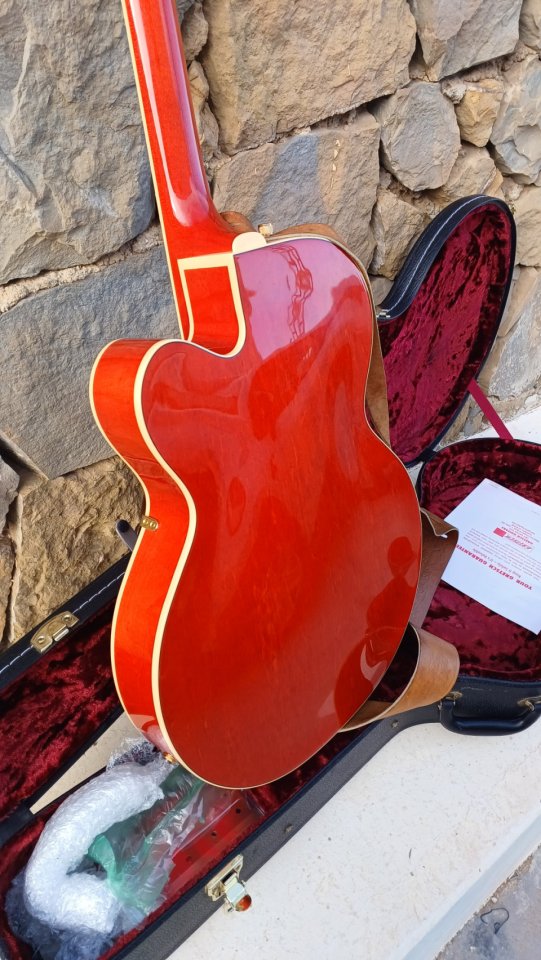 2006 Gretsch G6120DSV Nashville TV-Jones DynaSonic Pickups Western Maple Stain