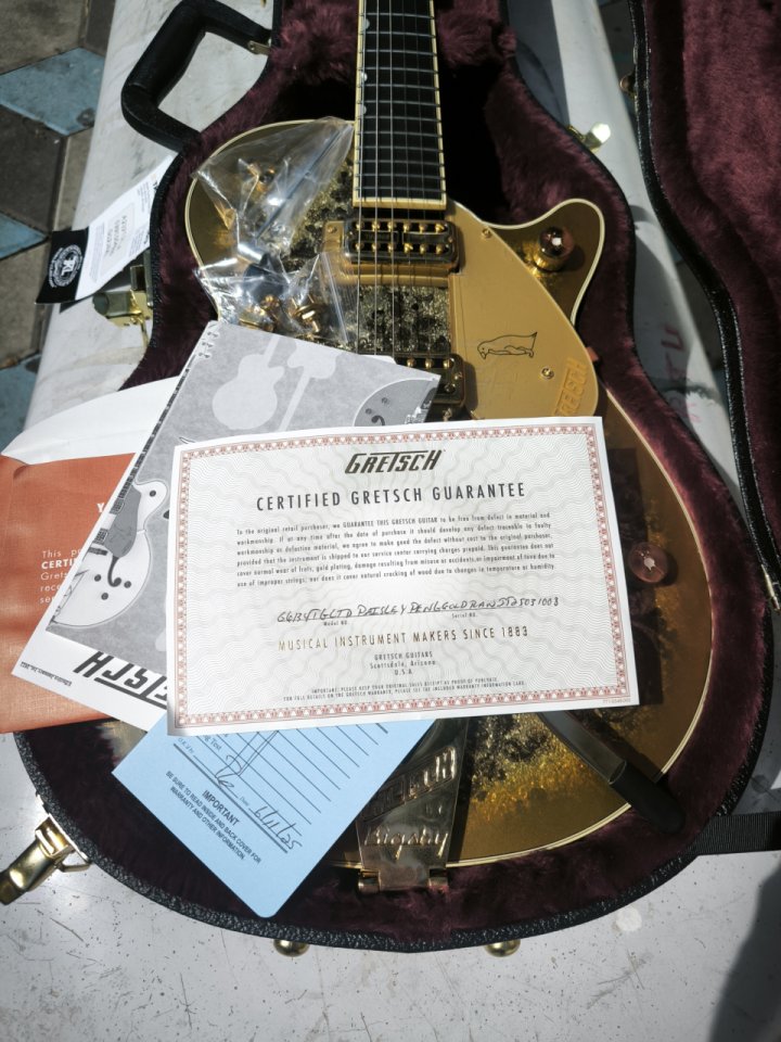 Gretsch G6134TG Paisley Gold Penguin Ltd. ¡Como nueva y envío incluido! de segunda mano · Foto 7 de 8 · Murcia · 2800 €
