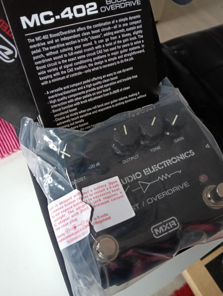 Mxr Booster overdrive mc 4024