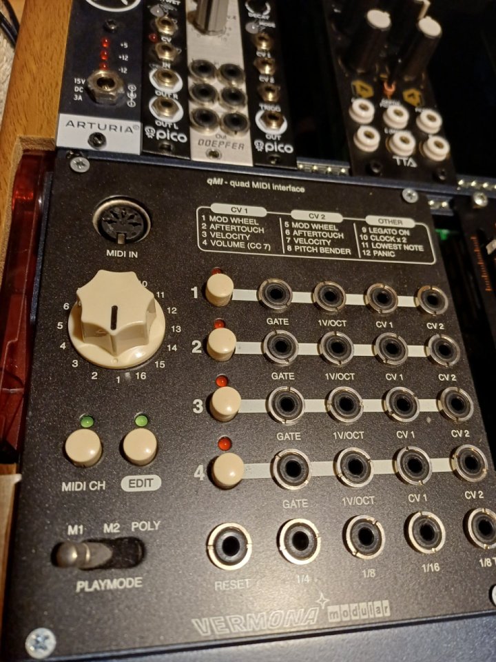 Vermona QMI interfaz midi Eurorack de segunda mano · Zaragoza · 199 €