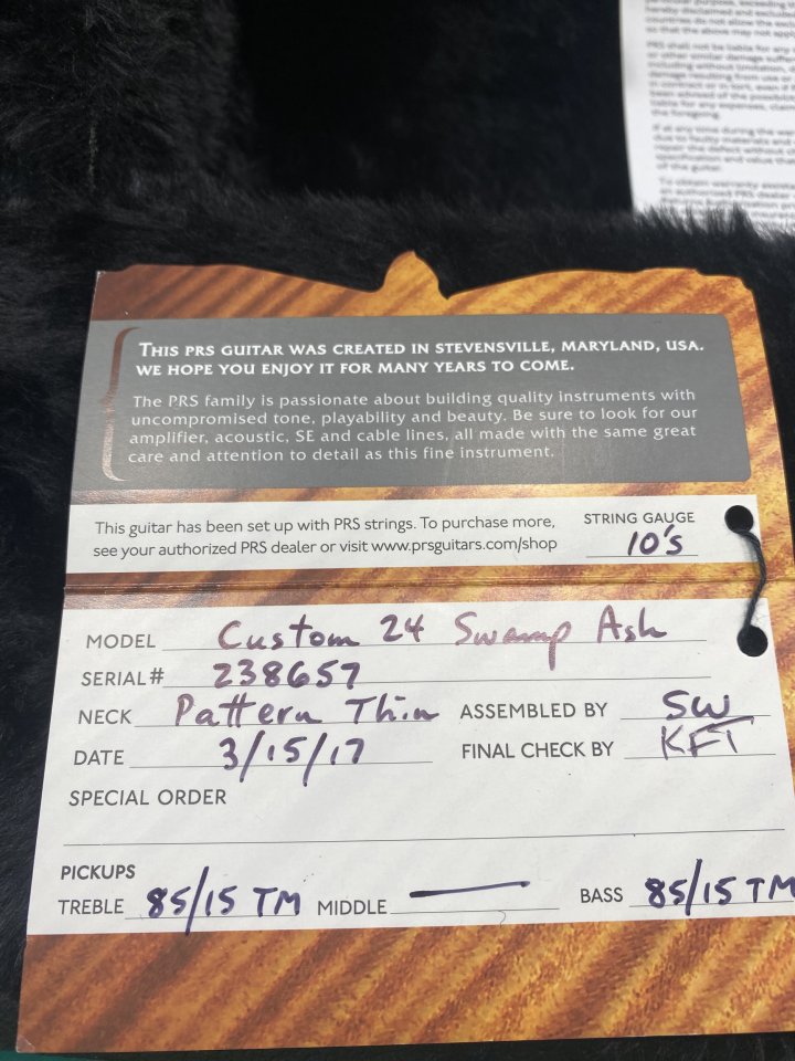 Guitarra prs custom 24