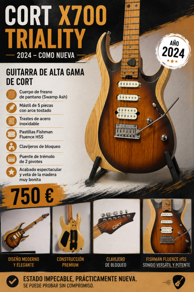 Cort triality x700 como nueva de segunda mano · Foto 1 de 10 · Bizkaia · 750 €