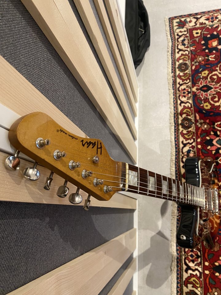 Haar traditional Jazzmaster Korina
