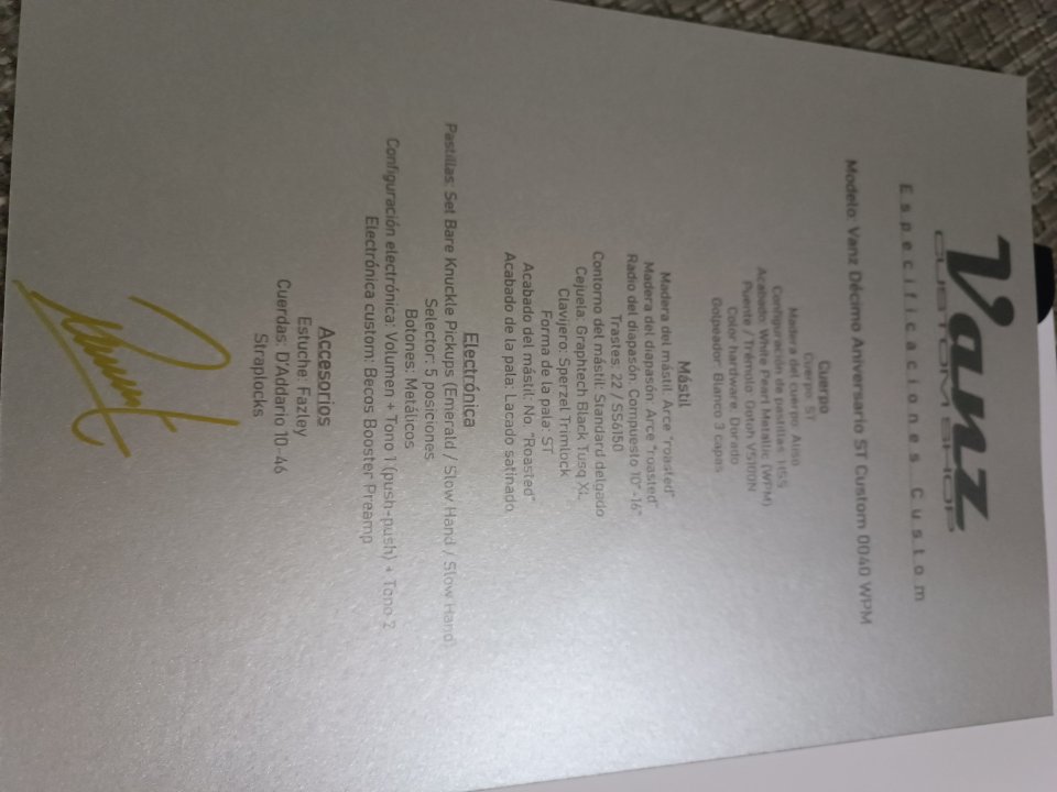 Vanz ST Custom Décimo Aniversario