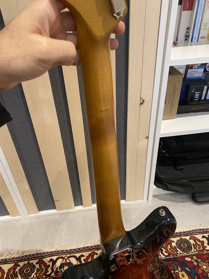 Haar traditional Jazzmaster Korina