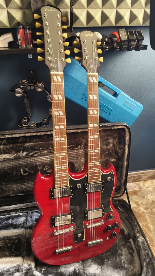 Epiphone doble mástil con mejoras. de segunda mano · Foto 4 de 6 · Illes Balears · 800 €