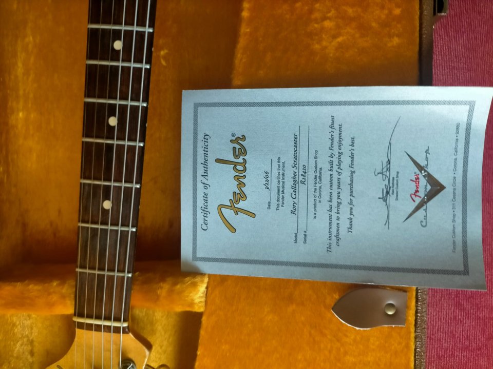 Fender Custom Shop Rory Gallagher Stratocaster 2006 de segunda mano · Foto 3 de 7 · Murcia · 4500 €