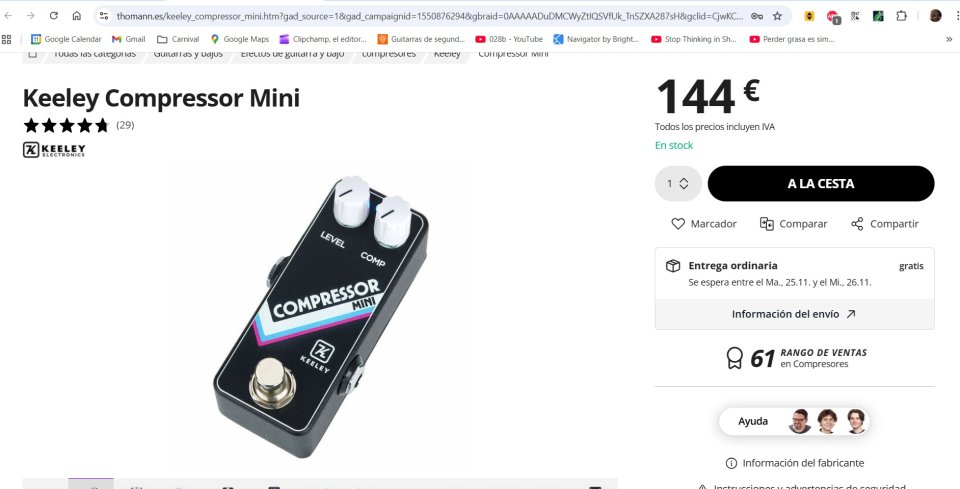 Keeley Compressor Mini