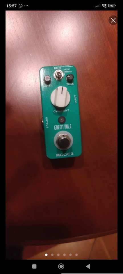 Mooer Green mile. Tube screamer
