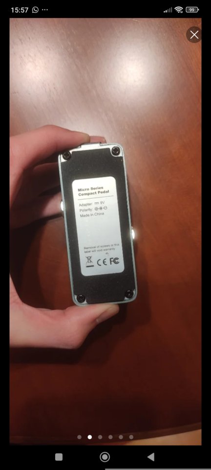 Mooer Green mile. Tube screamer