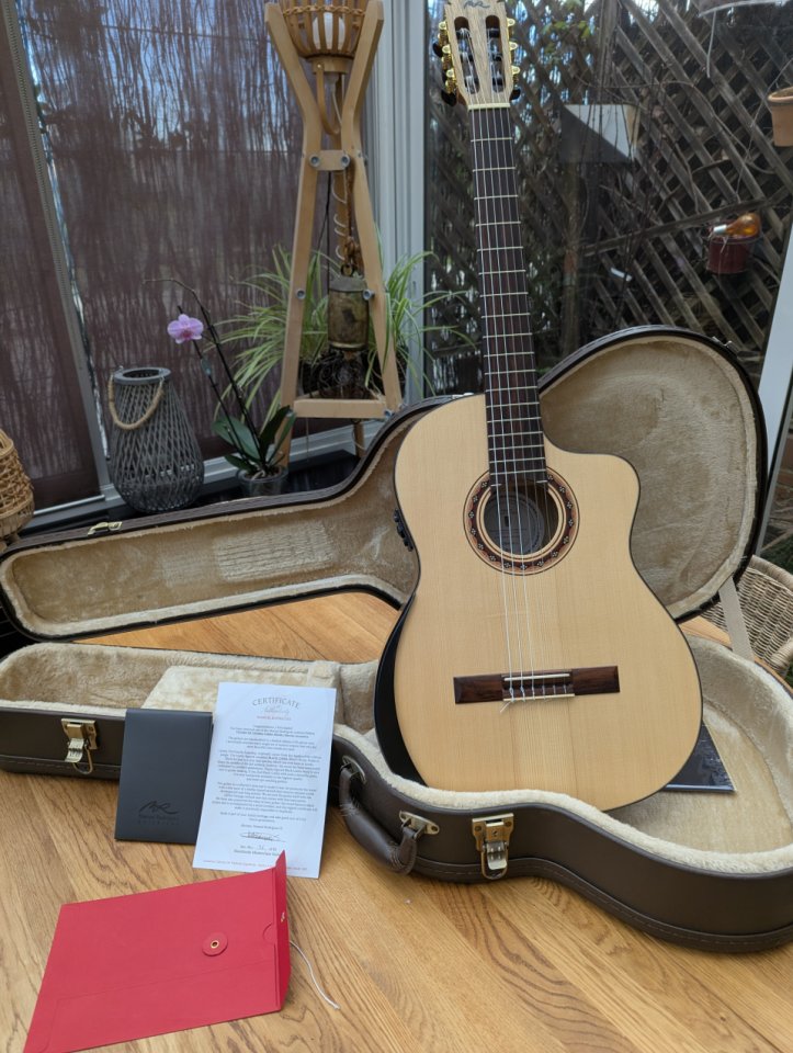 Guitarra concierto Manuel Rodríguez tesoro de guinea samba limba negra b